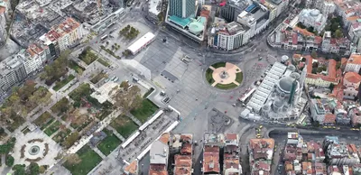 Taksim Meydanı ve Cumhuriyet Anıtı